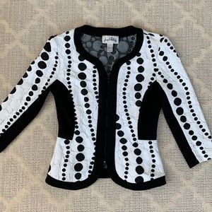 Joseph Ribkoff textured fitted jacket